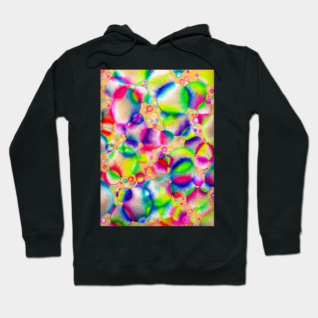 Colorful Bubbles Hoodie by 1Redbublppasswo